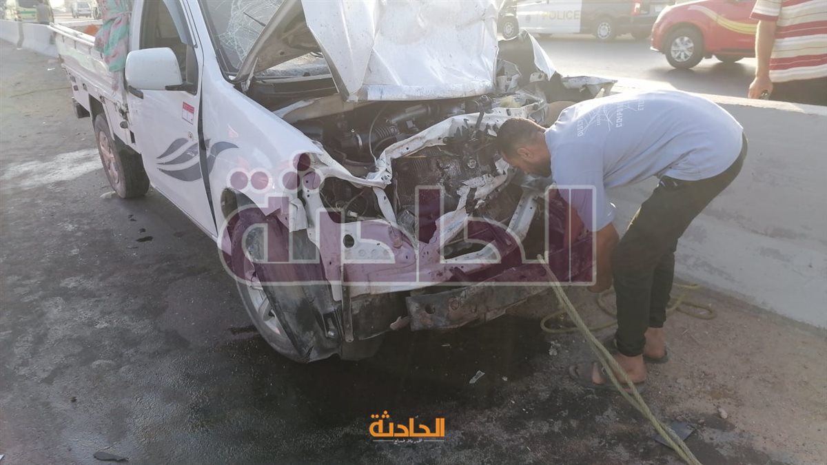 إصابة 11 عاملاً في حادث تصادم بأبو المطامير بالبحيرة