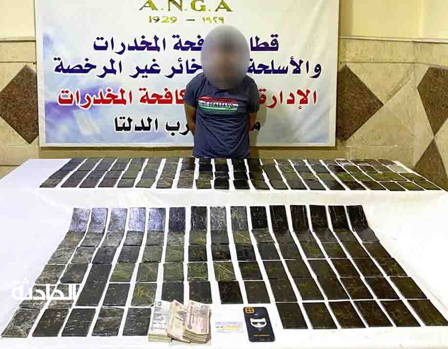 عناصر إجرامية بحوزتهم كميات من مخدري الحشيش والشابو