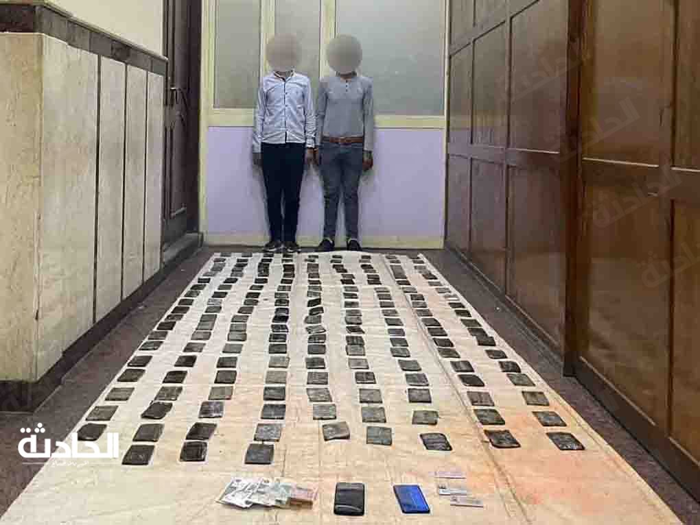 عناصر إجرامية بحوزتهم كميات من مخدري الحشيش والشابو