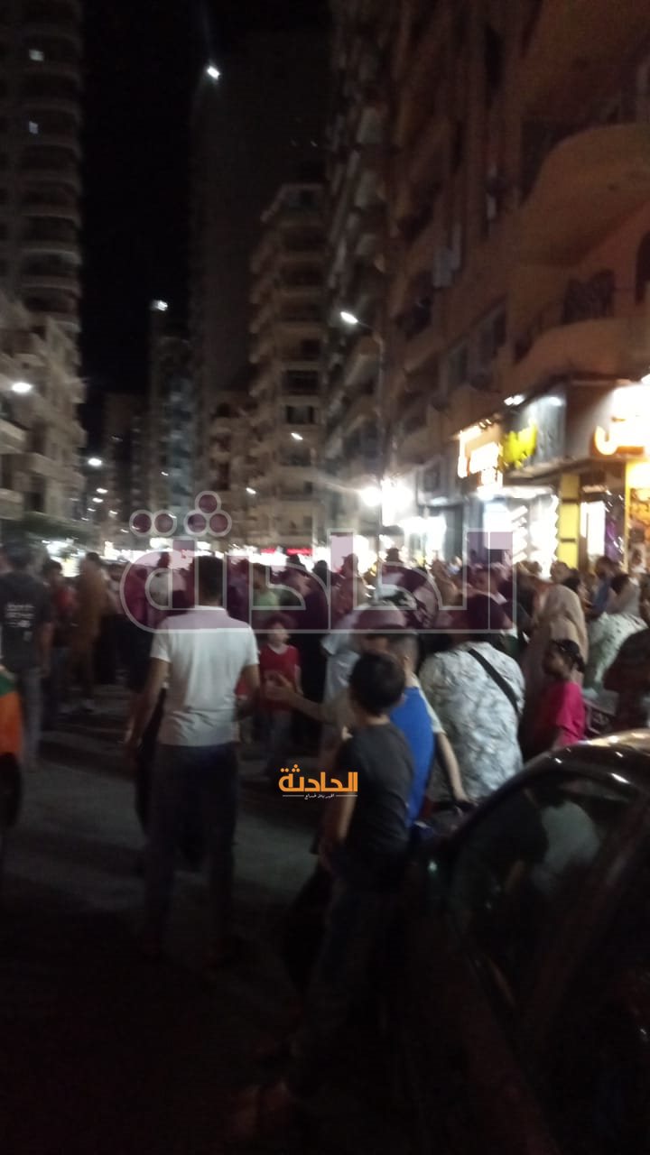 حريق عقار بالإسكندرية