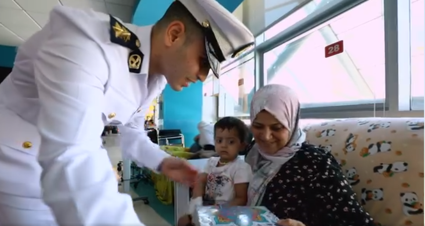 وفود الداخلية لتهنئة المرضى والأيتام بالمولد النبوي