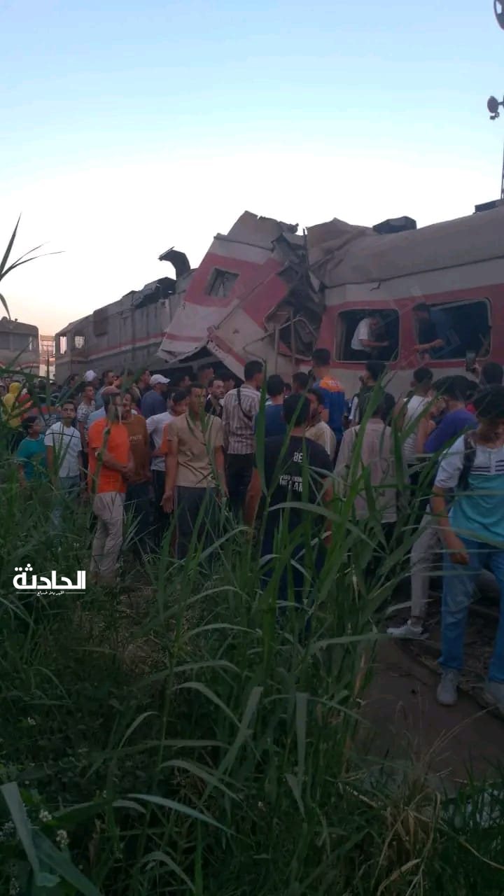 تصادم قطارين في الشرقية