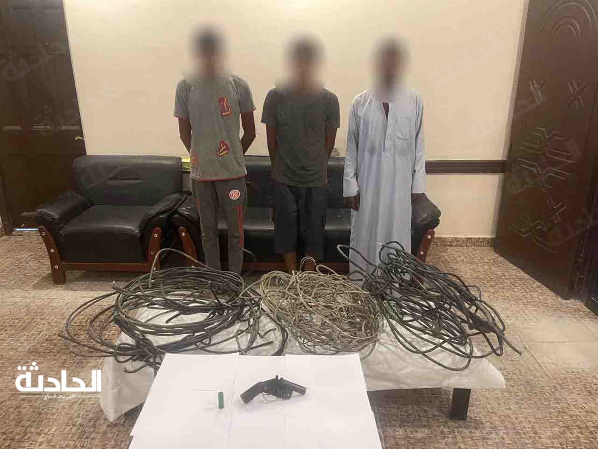 المتهمين بالمضبوطات
