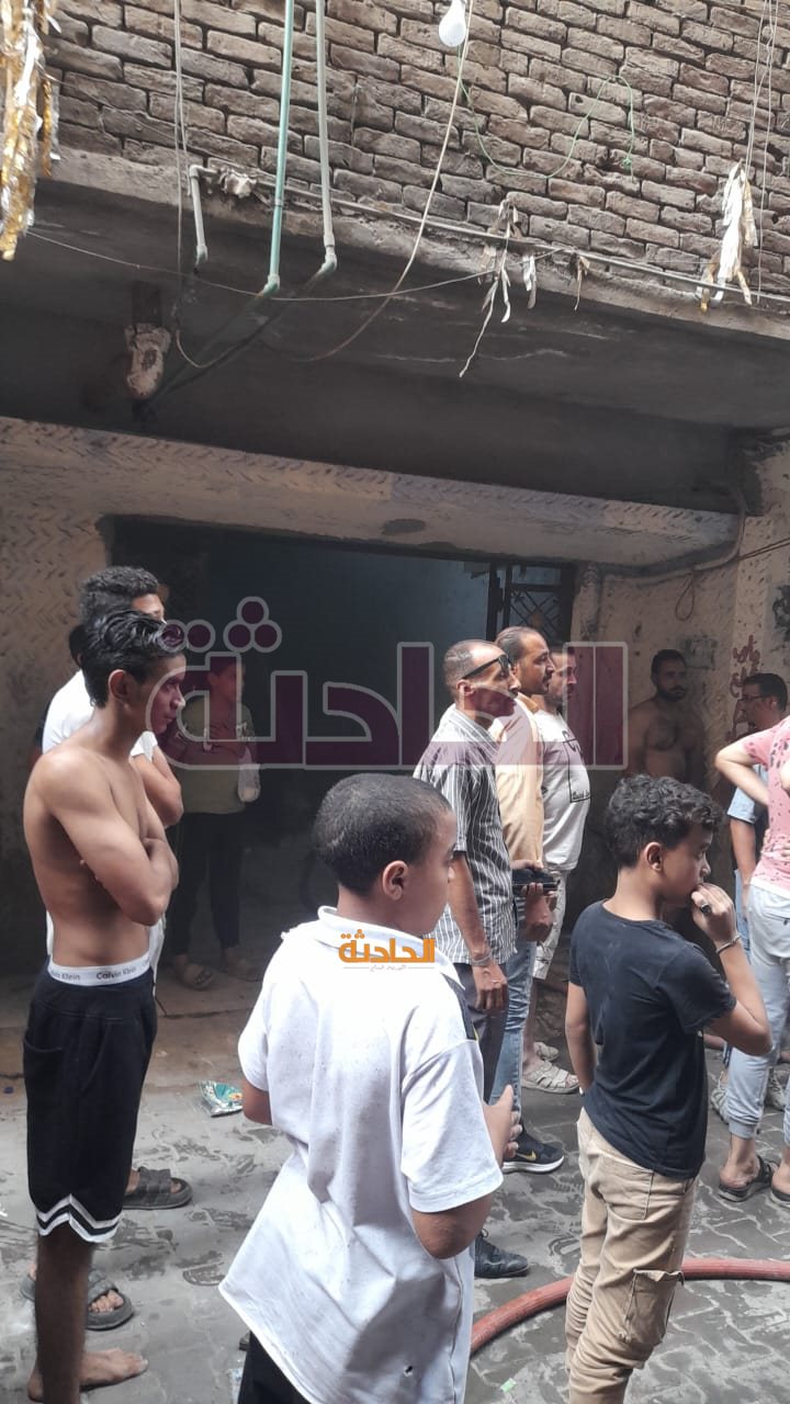 اندلاع حريق بعقار مكون من 8 طوابق بإمبابة