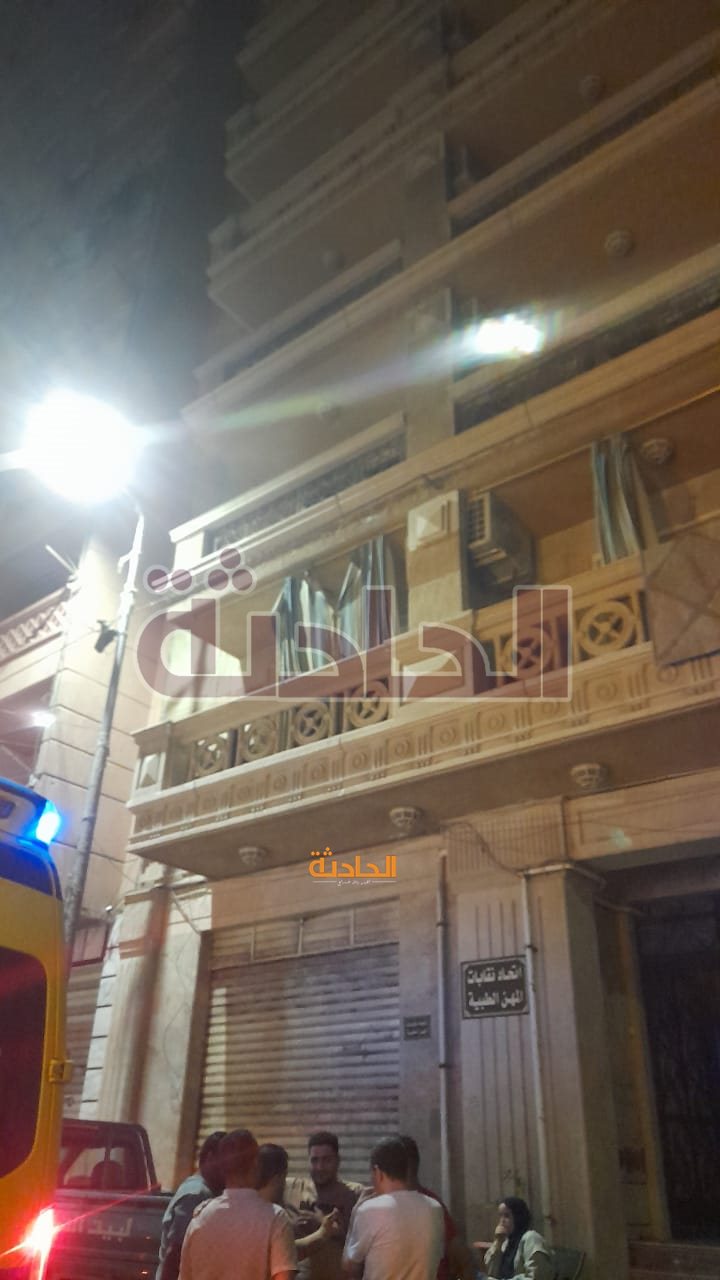 إصابة 6 أشخاص في حريق بعقار بالإسكندرية