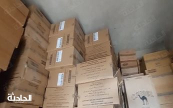 ضبط أكثر من 200 ألف عبوة سجائر بقصد حجبها