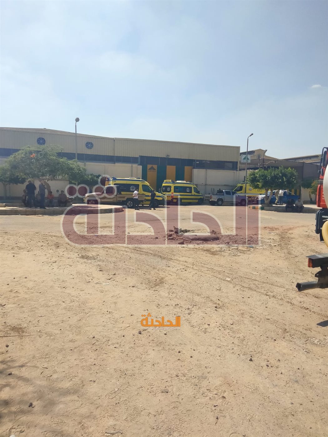 حريق مصنع كرتون غرب النوبارية