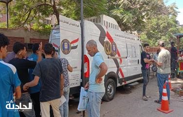 الأحوال المدنية المتنقلة تستخرج 5770 بطاقة رقم قومي