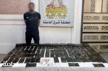 سقوط عناصر إجراميه بحوزتهم 350 طربة حشيش