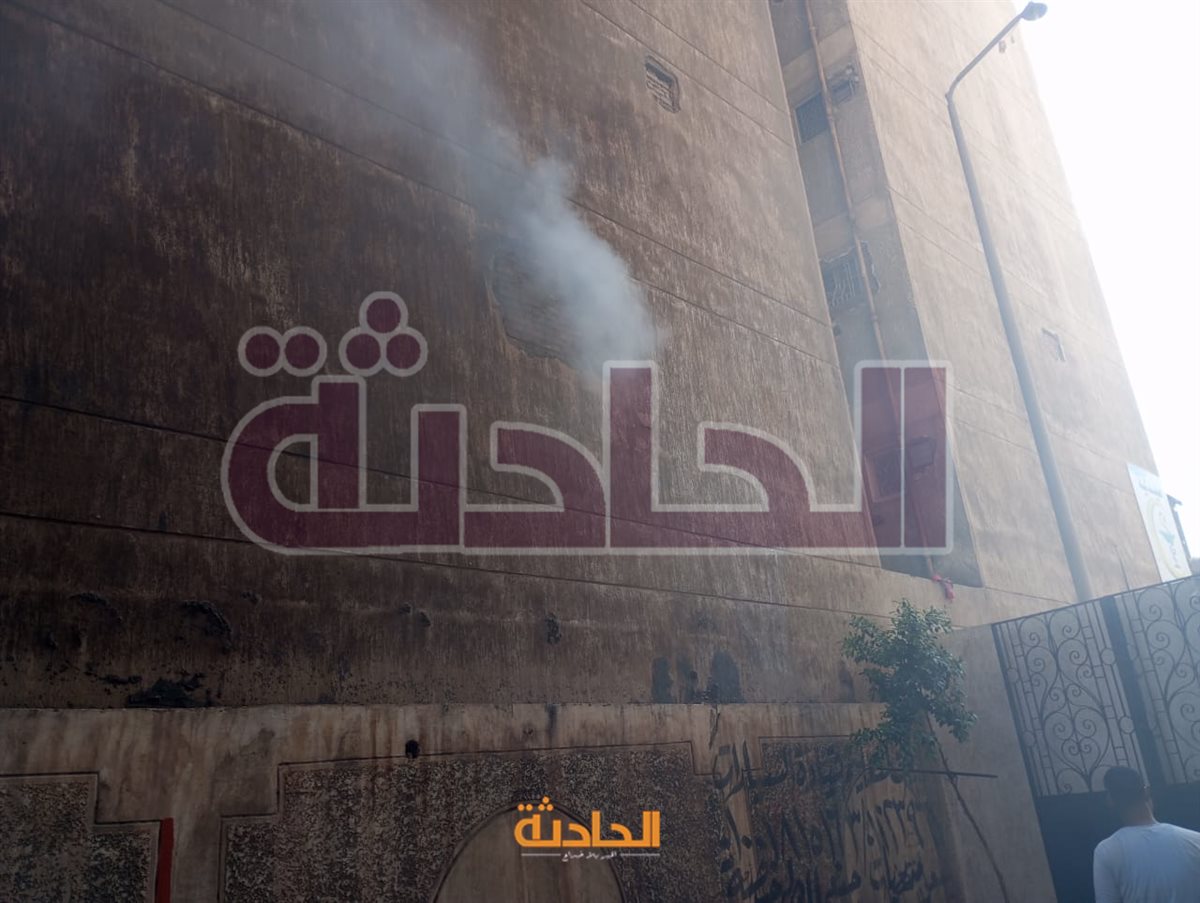 حريق في برج سكني بمدينة دمنهور