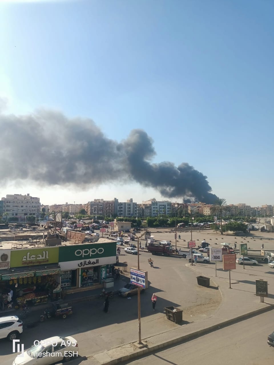 حريق بالعاشر من رمضان