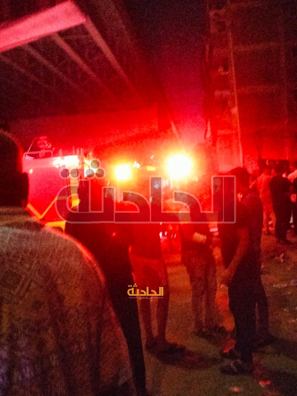 حريق شقة سكنة أمام كوبرى النوباريه الورديان بالإسكندرية