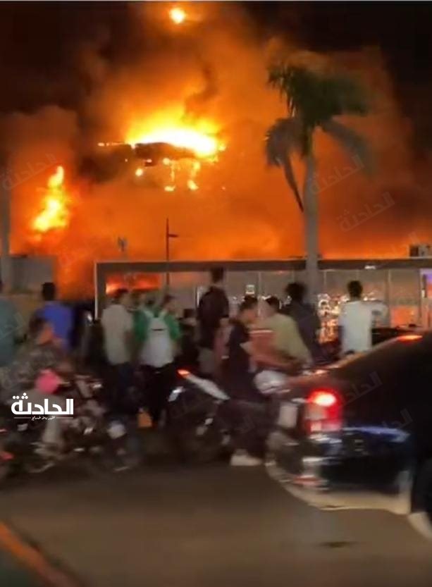 حريق مول بالتجمع الخامس