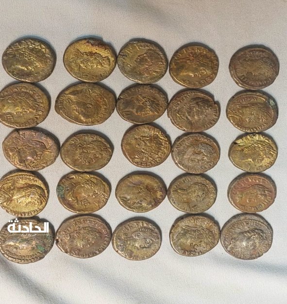 ضبط 1945 عملة أثرية بحوزة شخصين بالجيزة