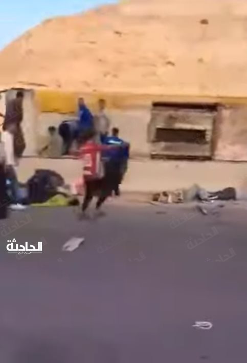 حادث انقلاب أتوبيس بطريق الجلالة