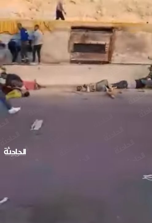 حادث انقلاب أتوبيس بطريق الجلالة