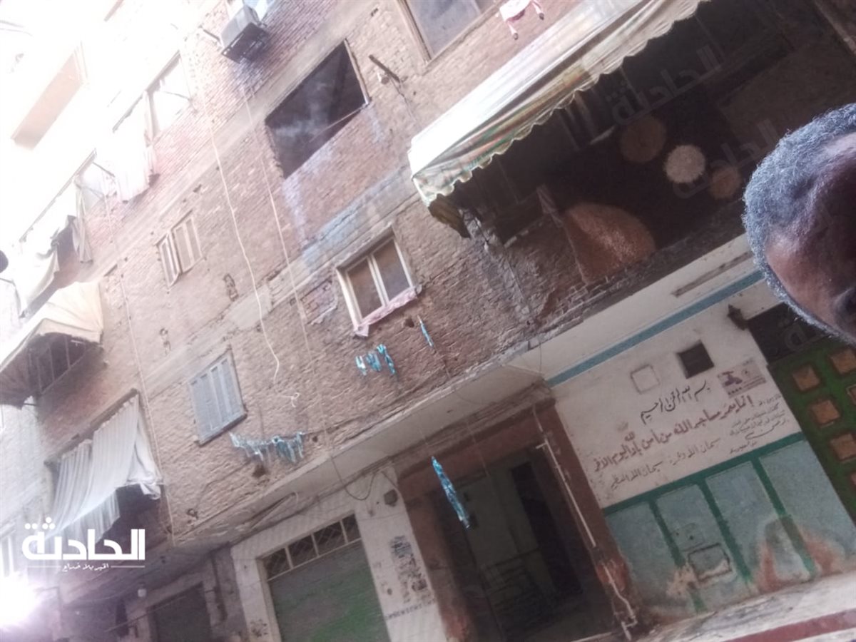 نشوب حريق في عقار بـ بولاق الدكرور
