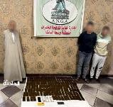 عناصر إجرامية بحوزتها كمية المخدرات