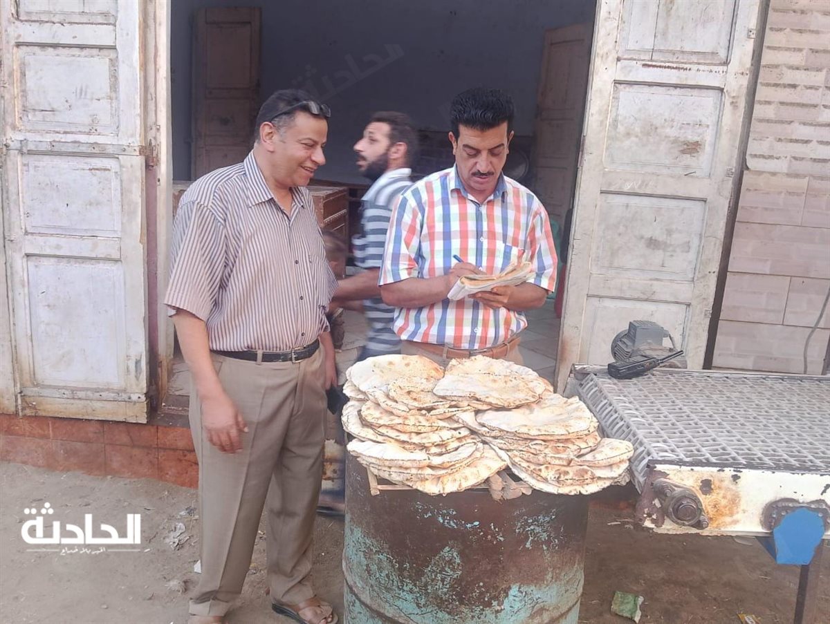 تحرير 11 محضرًا تموينيًا ضد المخابز المخالفة ببيلا في محافظة كفر الشيخ