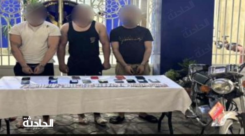 المتهمين بالمضبوطات