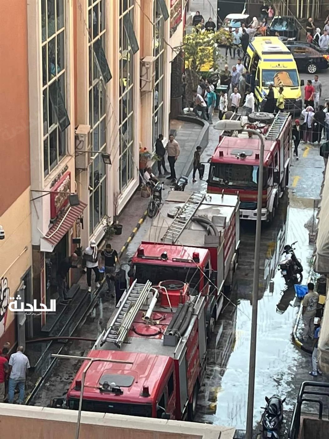 السيطرة على حريق محدود في مطعم صبحي كابر