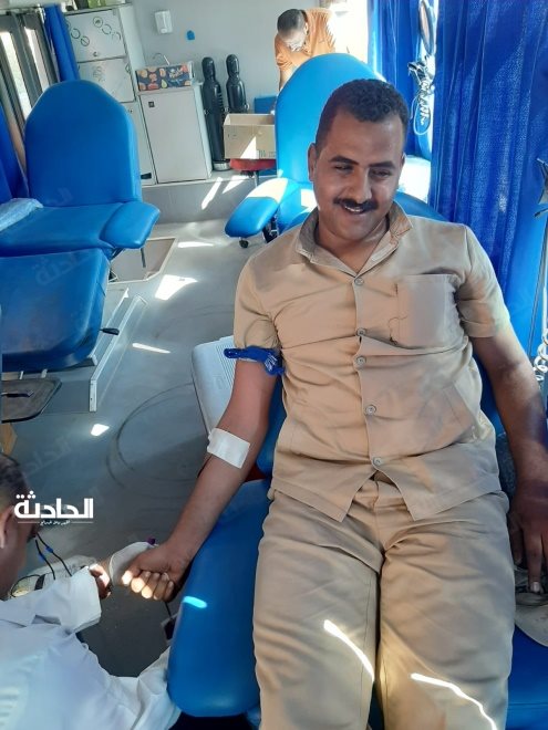 حملة للتبرع بالدم بمديرية أمن الأقصر