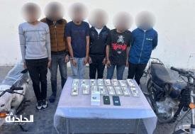 المتهمين بالمضبوطات