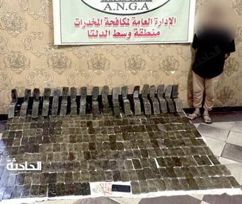 عنصر إجرامي بحوزته كمية من المخدرات