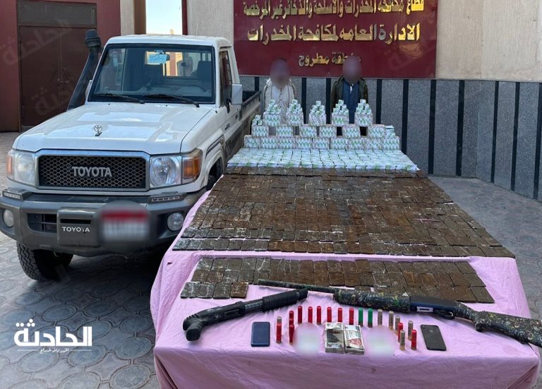 ضبط 51 ألف قرص مخدر و67 كيلو حشيش