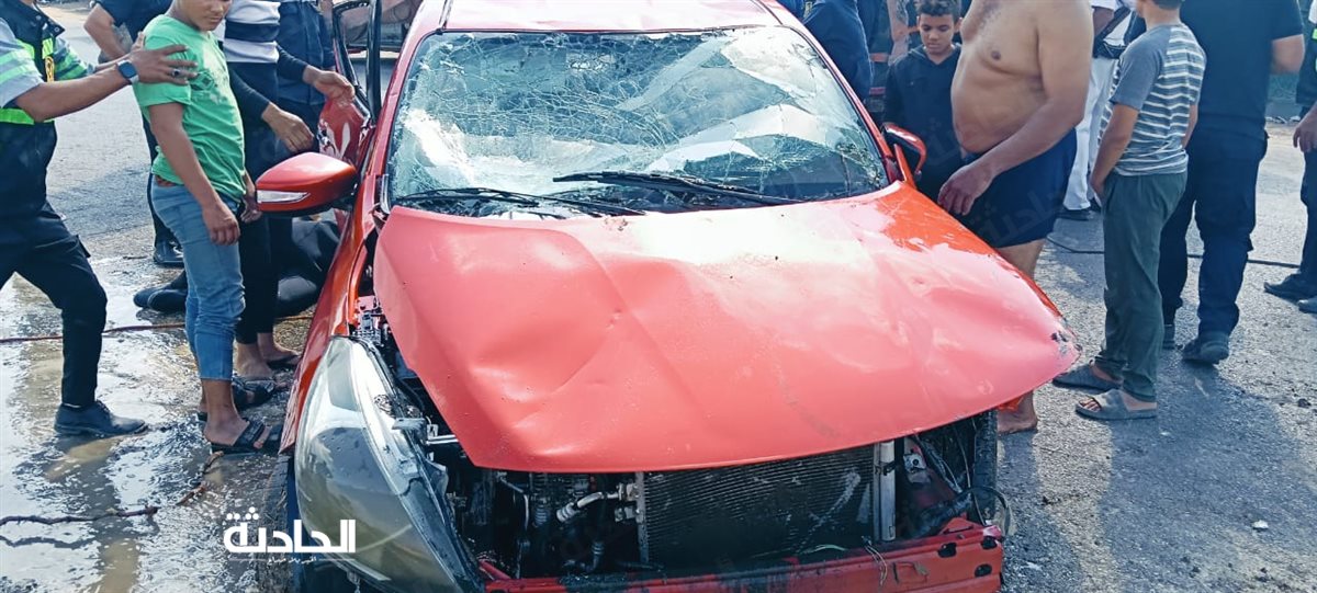 مصرع أم وأطفالها في انقلاب سيارة بترعة المريوطية