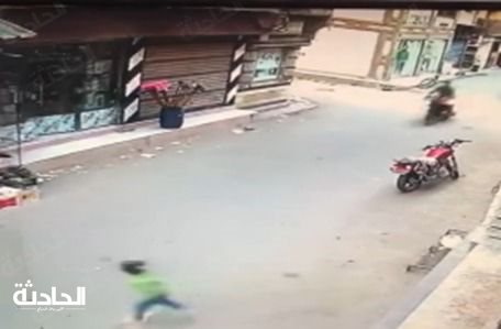 فيديو يرصد دهس طفلة فى دمياط