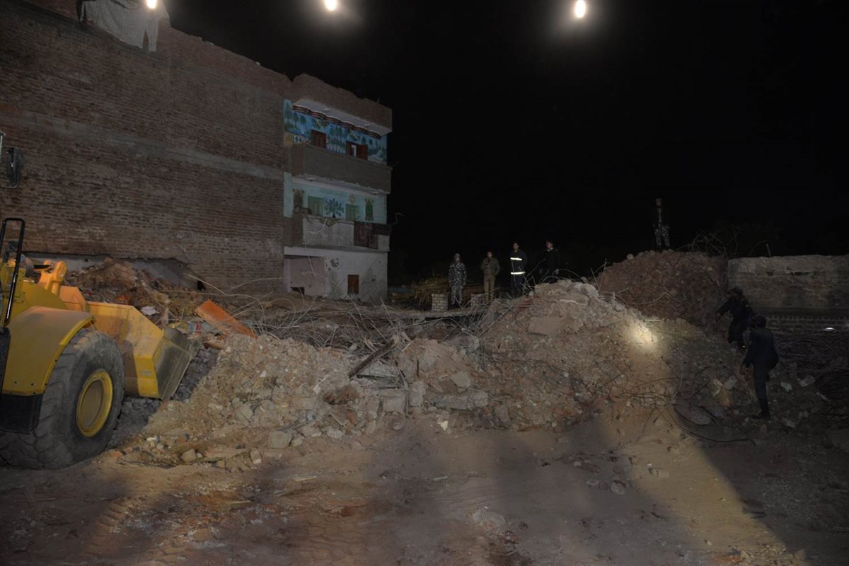 منزل الحواتكة المنهار بأسيوط
